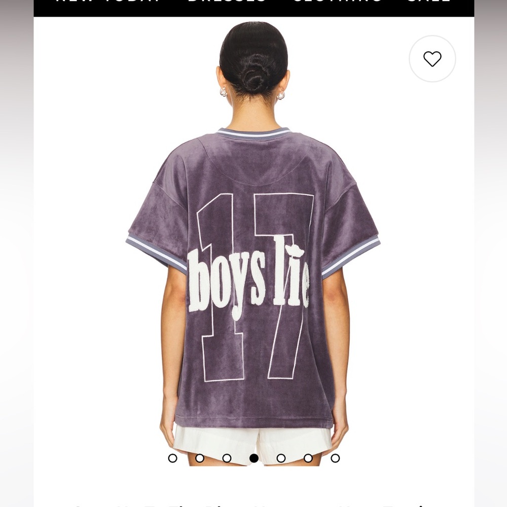 Boys lie purple jersey